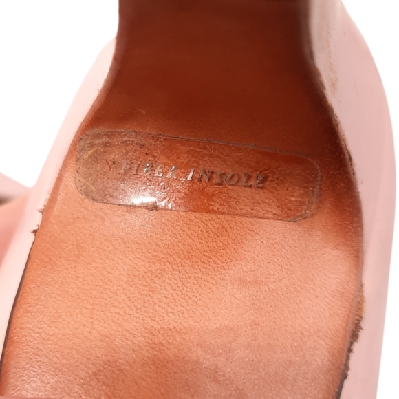 VTG 60s A'mano Flirt Last Hart's Walla Walla Pale Pink Leather Button Vamp Heels - Picture 13 of 14